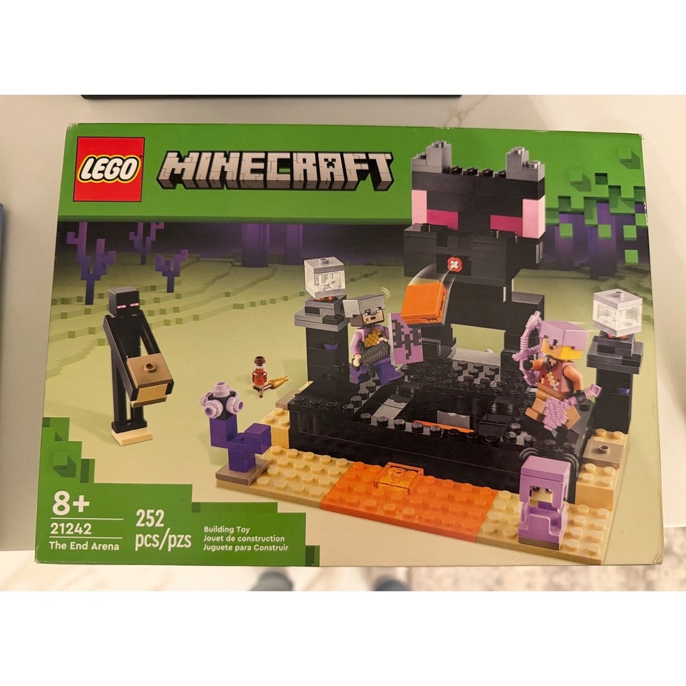LEGO Minecraft The End Arena 21242 Building Toy Set 252 Pcs New Sealed